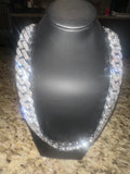 24 inch VVS1 Moissanite Cuban Link chain with .925 SilverSterling Silver 25mm & Passes diamond tester!!