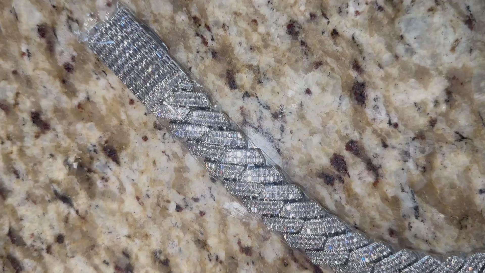 20mm cuban moissanite chain